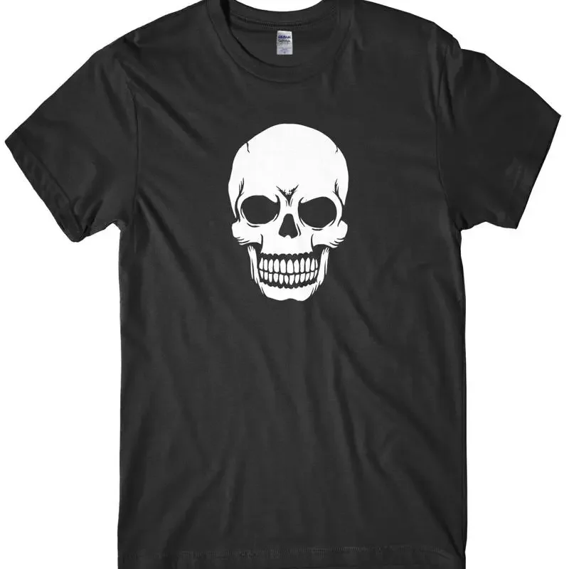 

Skeleton Skull Face Design Mens Funny Unisex Halloween T-Shirt