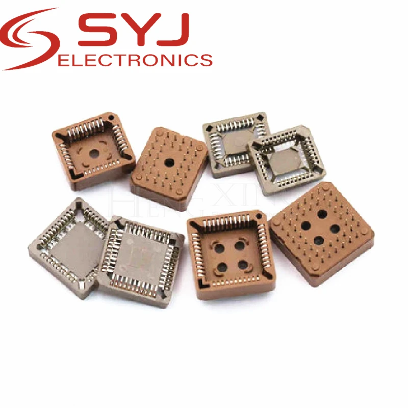 Assento de teste IC em linha, Base de chip IC, PLCC44, 10 pcs