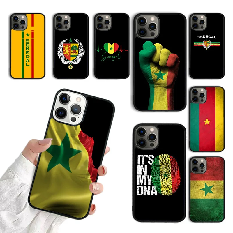 Senegal Flag Phone Case For iPhone 15 16 SE2020 11 12 13 14 Pro Max Mini Cover For iPhone Max 6 7 8 Plus coque Fundas Shell