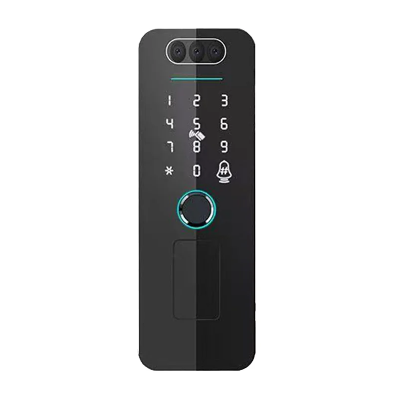 A92Z Tuya بصمة بطاقة RFID كلمة المرور الذكية واي فاي قفل الباب APP التحكم التعرف على الوجه مقاوم للماء