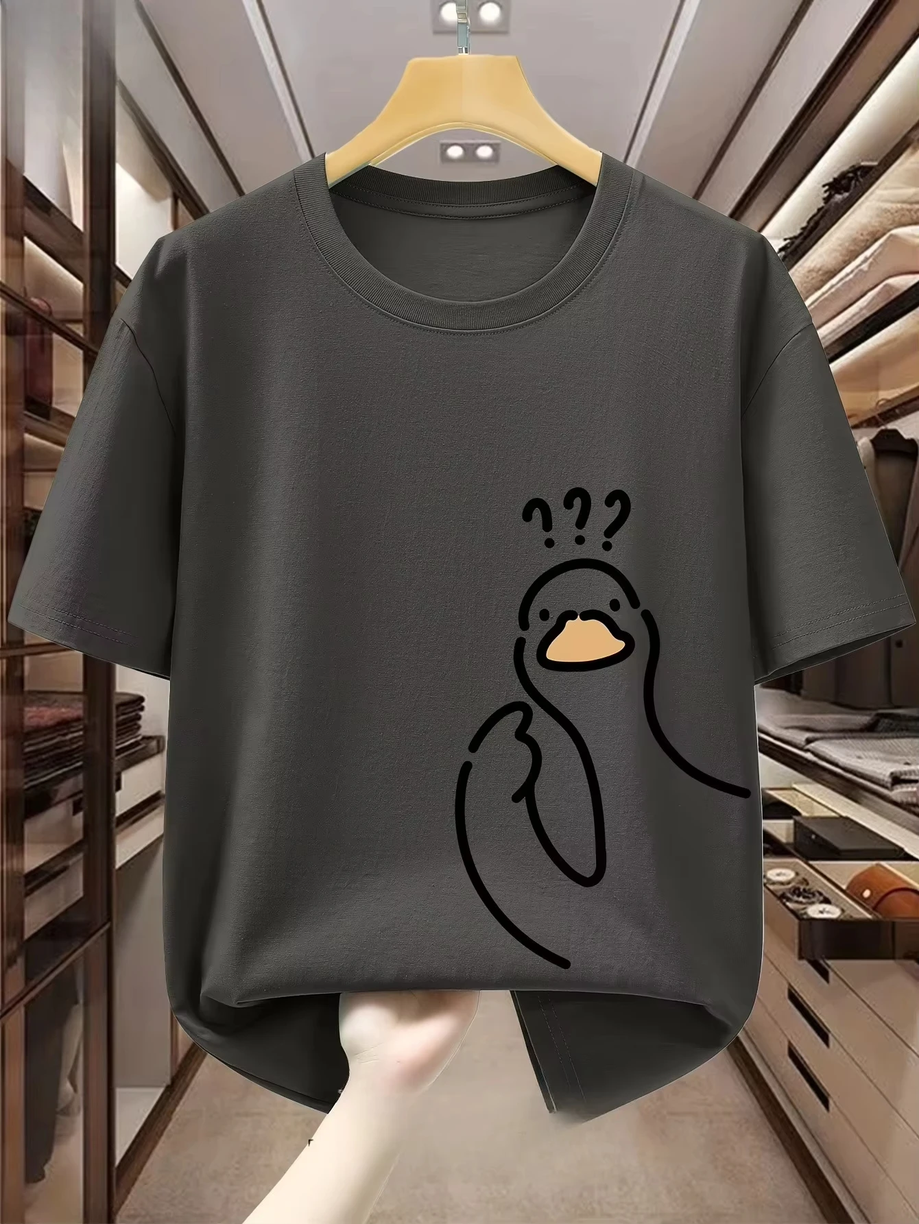 Cartoon question mark duck Men - Men'S Fashion Questions 评论和价格