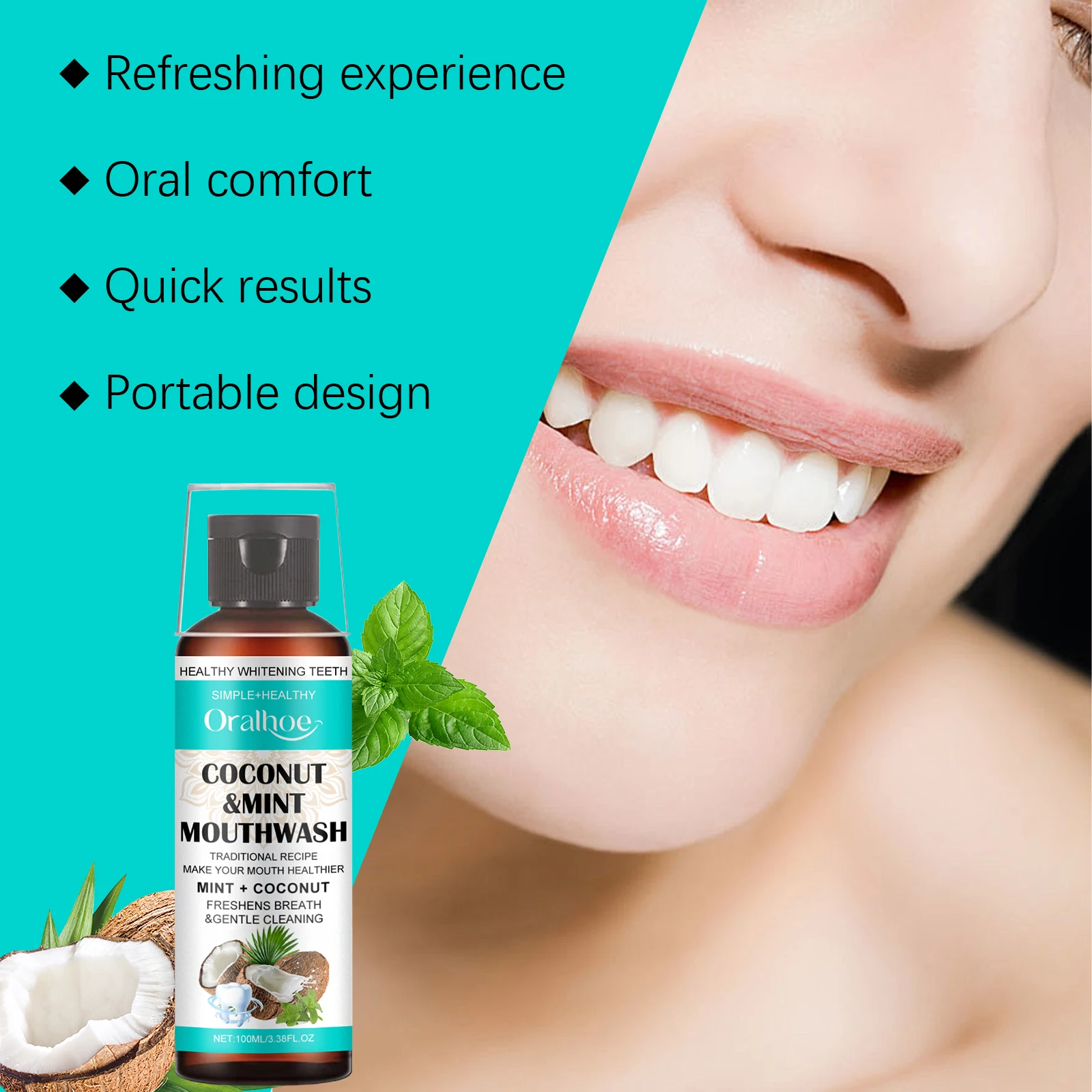 Oralhoe Coconut Mint Pulling O - đánh giá và giá Coconut Oil Pull