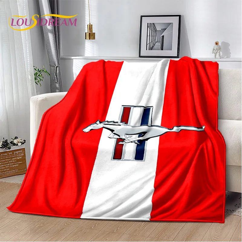 

Classics F-Ford GTR Mustang Car 3D Blanket,Soft Throw Blanket for Home Bedroom Bed Sofa Picnic Travel Office Cover Blanket Kids