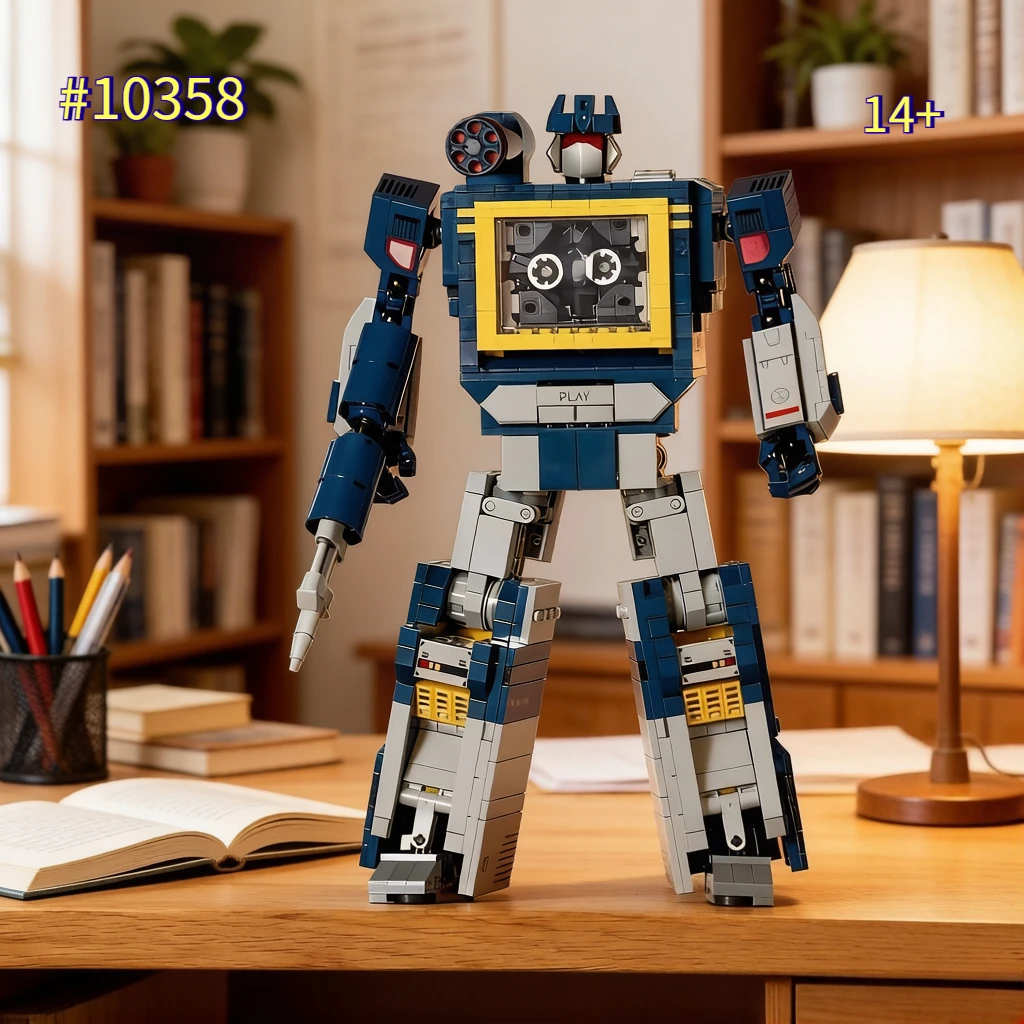 

MOC Robot Model Building Block Sets Compatible With Legoed 10358 Particles Suitable For Birthday Gifts 1505PCS