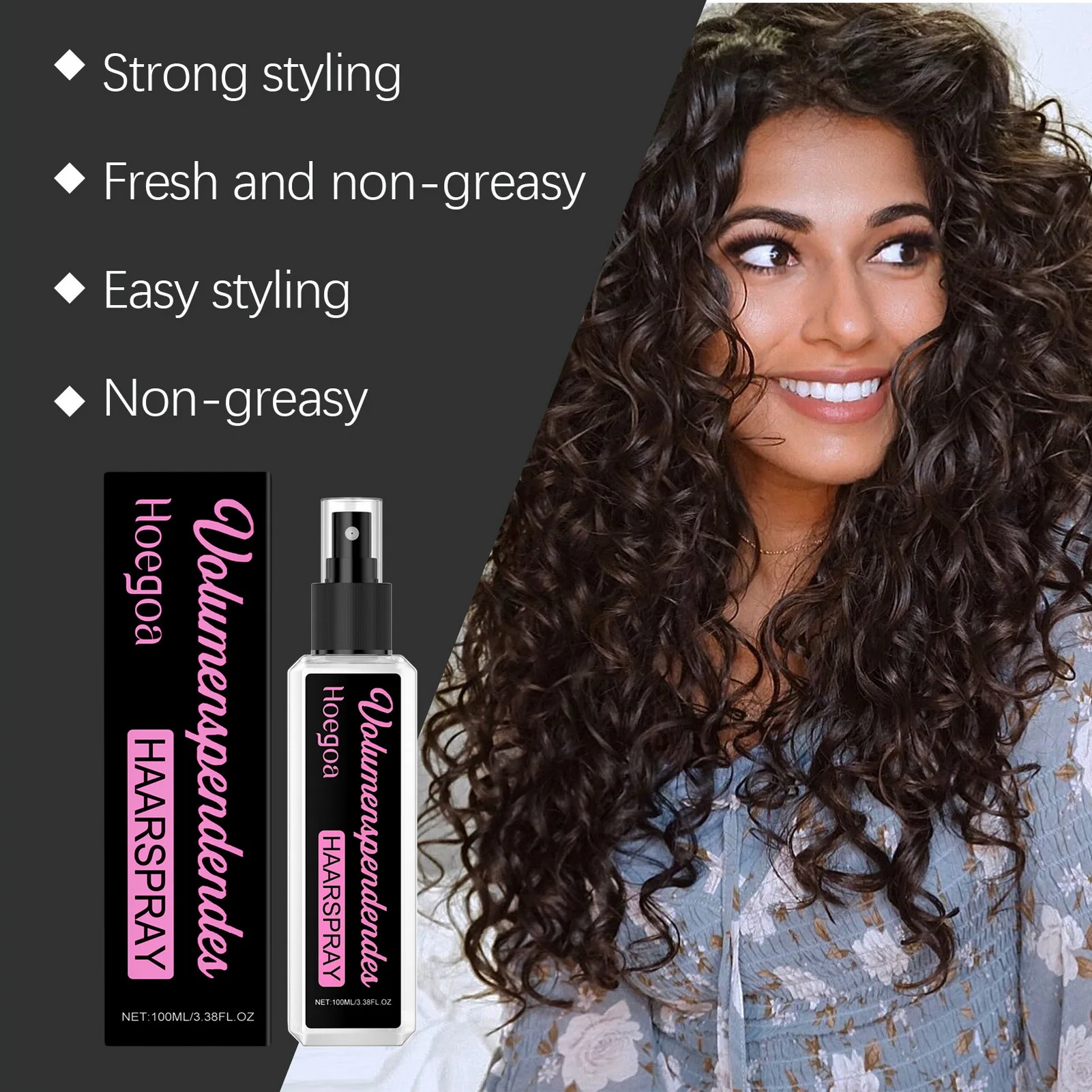 

Volumizing Hair Spray for Fine Hair Hairdresser Water Hair Fixing Spray for Styling Working Hair Building
