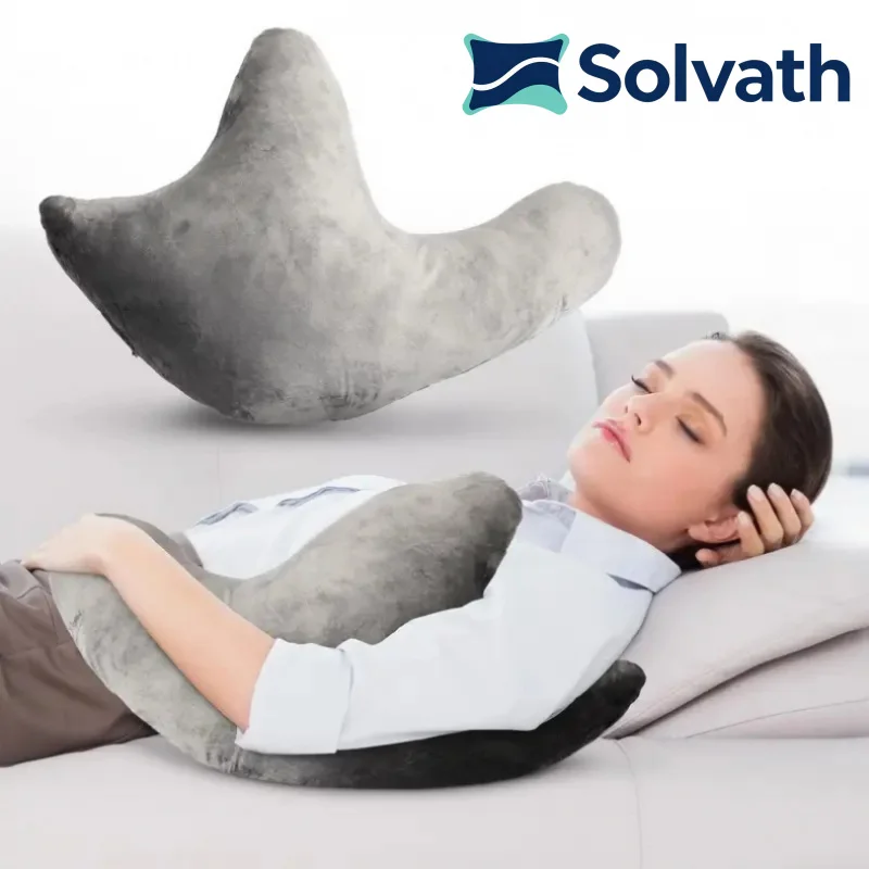 Solvath Rotator Cuff Pillow, Shoulder Surgery Recovery Cushion, Side Sleeping Arm Support Pillow for Shoulder Relief