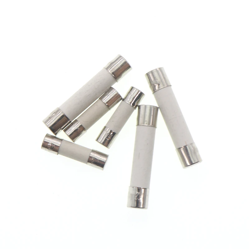 10pcs 5*20mm 6*30mm 250V Ceramic Fuse 5x20 6x30 mm 0.5 1 2 3 4 5 8 10 15 20 25 30A Ceramic Fuse