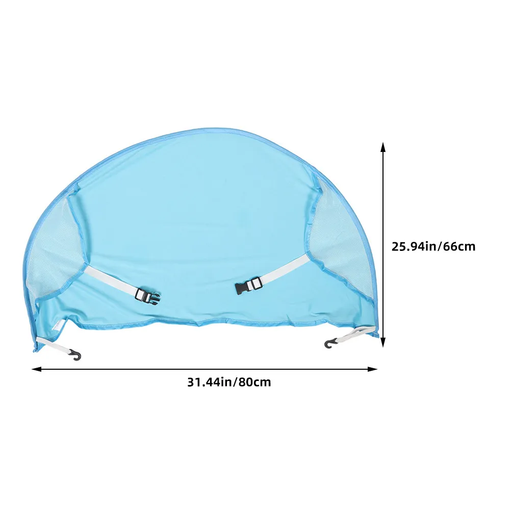 2Pcs Baby Stroller Sunshade Universal Canopy Uv Protection Sun Cover Portable Foldable Weather Shade for Outdoor Pushchair