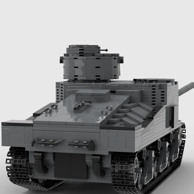 WWii-軍用車両ブロック,モデルww2,m3 lee i,us,中型タンクレンガ,moc,軍隊,攻撃,moc,ユニーク