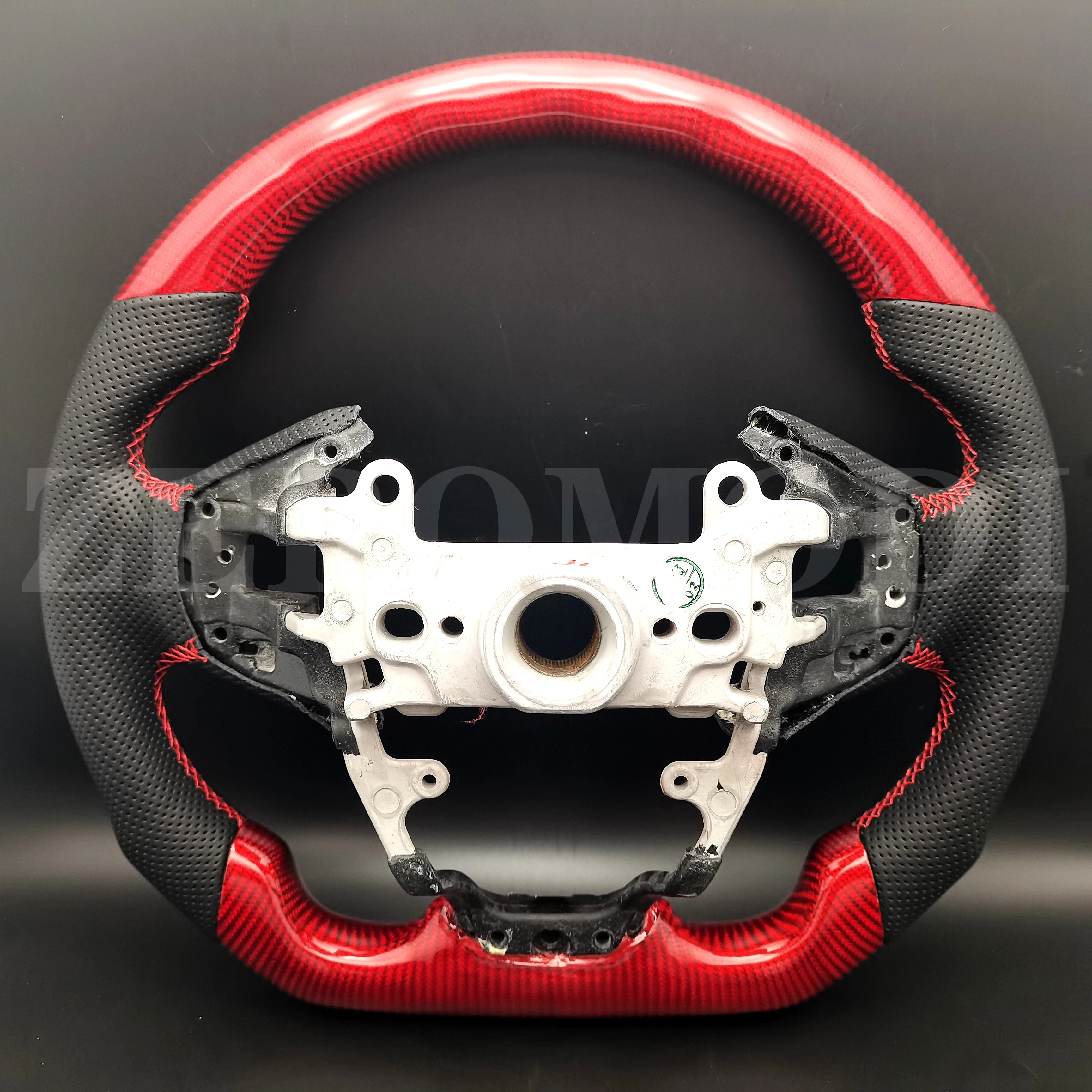 Steering Wheel Red Carbon Fiber For Honda Civic FC Type R FK8 2016 2017 2018 2019 2020 2021 US