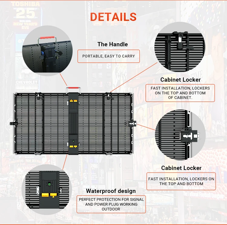 شاشة عرض LED شفافة عالية السطوع، نافذة زجاجية LED جدار فيديو شفاف #4