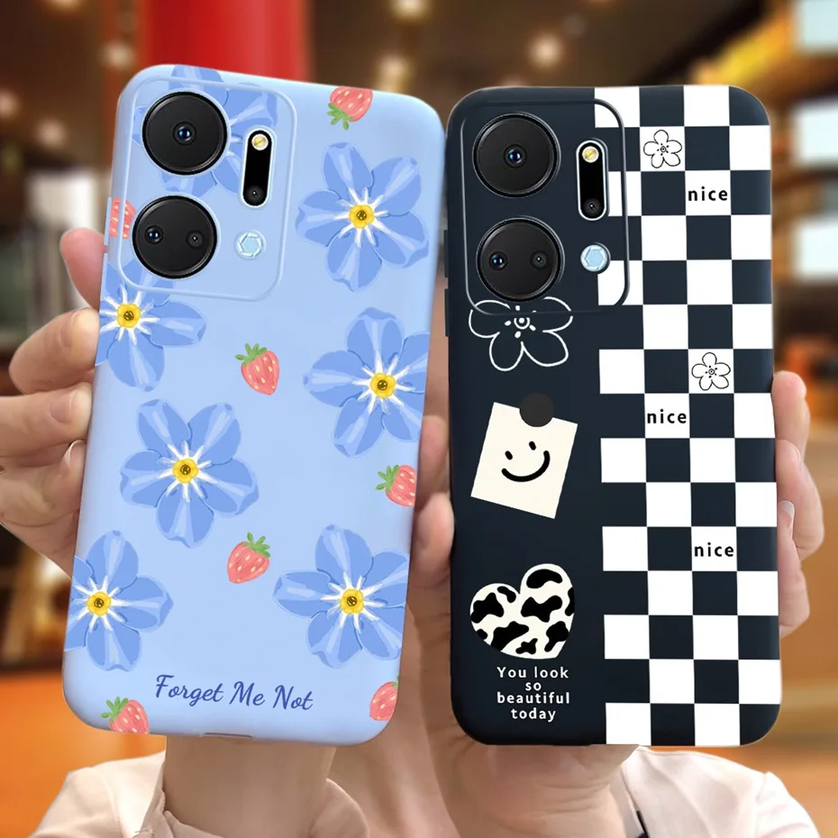 For Honor X7a RKY-LX2 Phone Case Honor X7 CMA-LX2 Lovely Pattern Macaroon Silicone Soft TPU Back Cover For Honor X7a X7 X 7a 4G