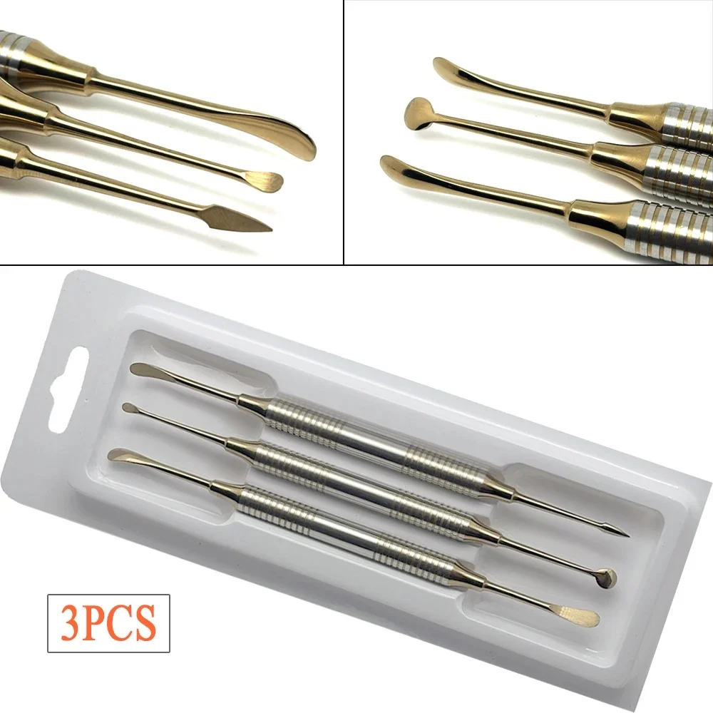 

3Pcs/kit Dental Implant Periosteal Elevator Separator Peristeel Splitter Tool Titanium Material Reflecting or Retracting Tools