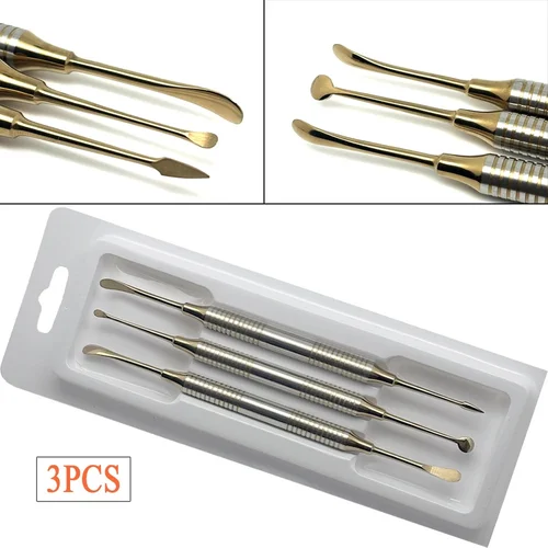 Separador de ascensor periosteal para implante Dental, herramienta divisora peristeel, Material de titanio, herramientas reflectantes o retráctiles, 3 uds./kit