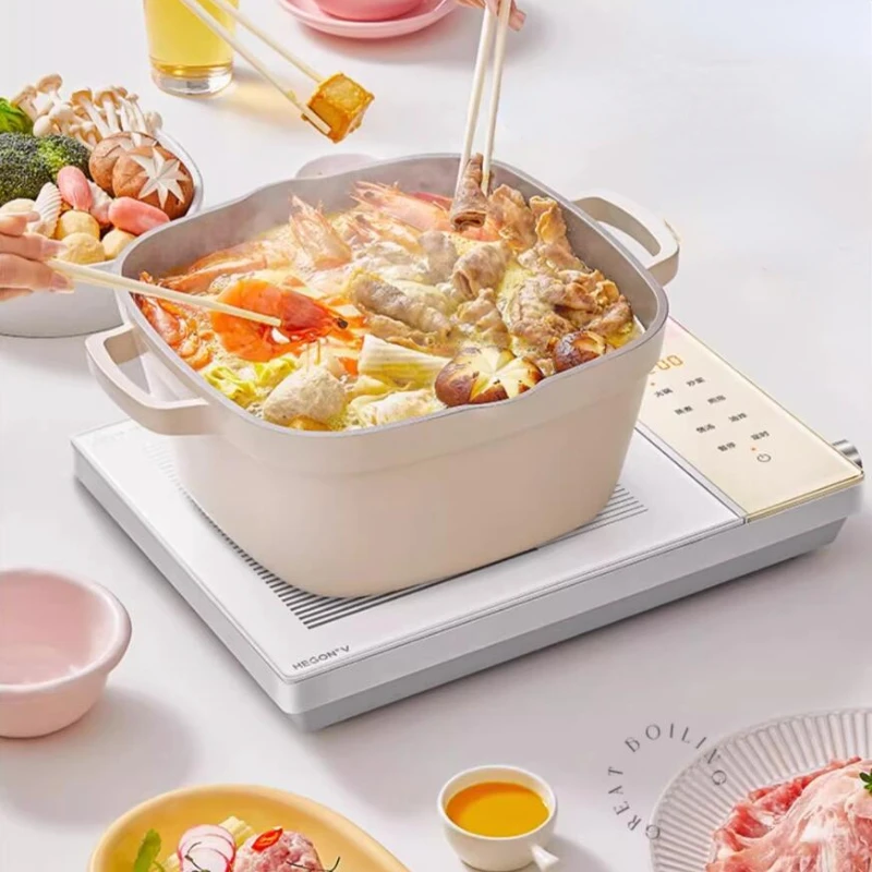 Новинка, индукционная плита высокой мощности 220 В/2200 Вт, бытовая техника для приготовления пищи в горшке, электрическая плита для приготовления пищи, новая