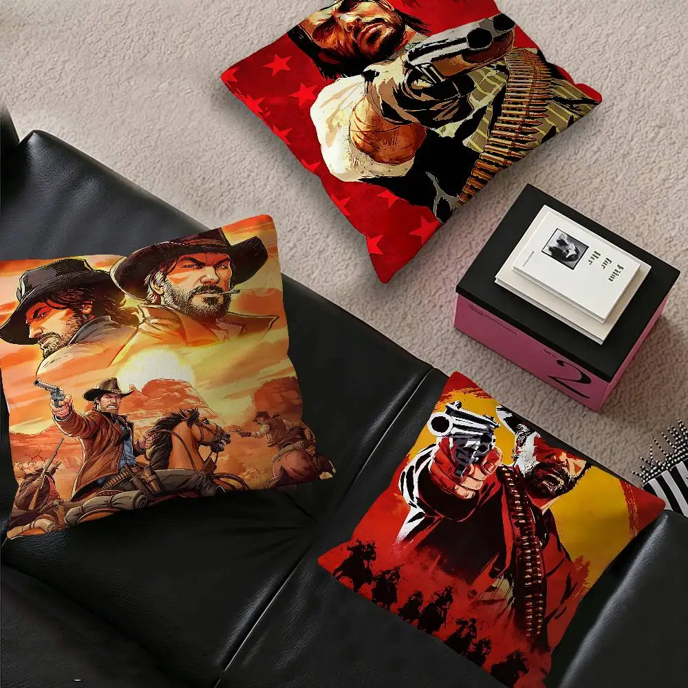 Game R-Red Dead-R-Redemptions 2 Pillow Anime Pillow Sofa Bed Head Pillow Cover Cushion Cover 45x45 cm Fashion