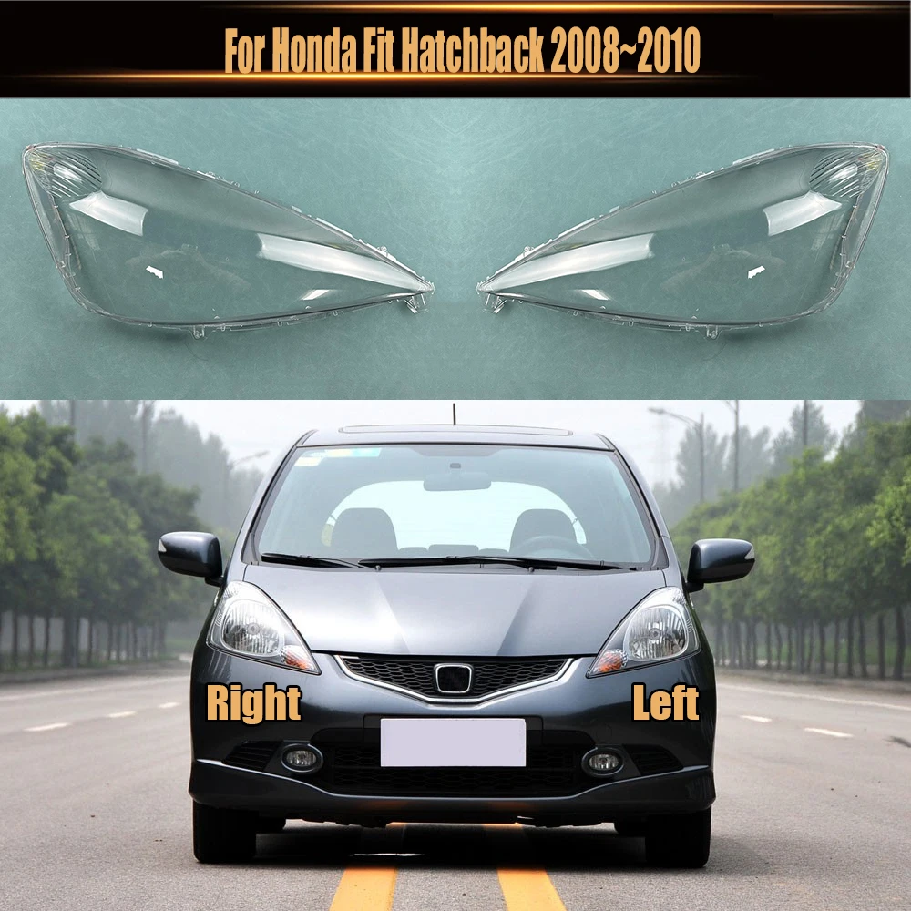 

Прозрачная Налобная лампа для Honda Fit Hatchback 2008 ~ 2010, абажур