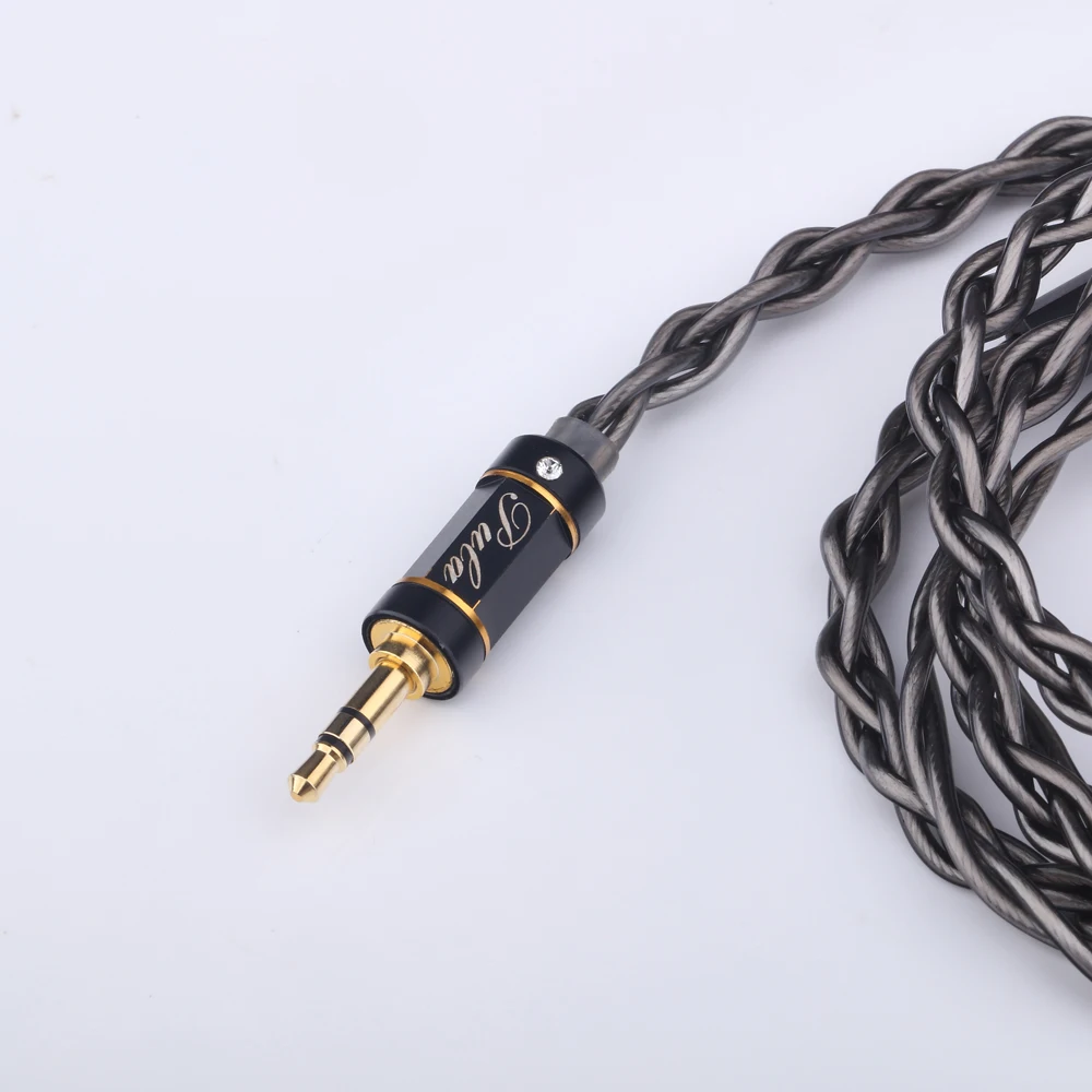 PULA 4-core thick headphone cable IEM earphone cable OCC+OFC MMCX/0.78 dual pin earphone cord