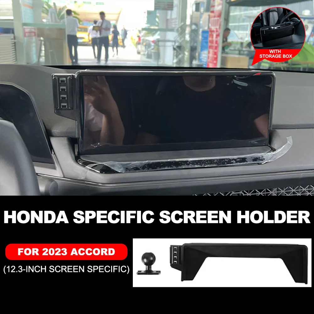 

Car Phone Holder For Honda Accord 2023 12.3-Inch Screen Fixed Navigation Modification Bracket Wireless Charging