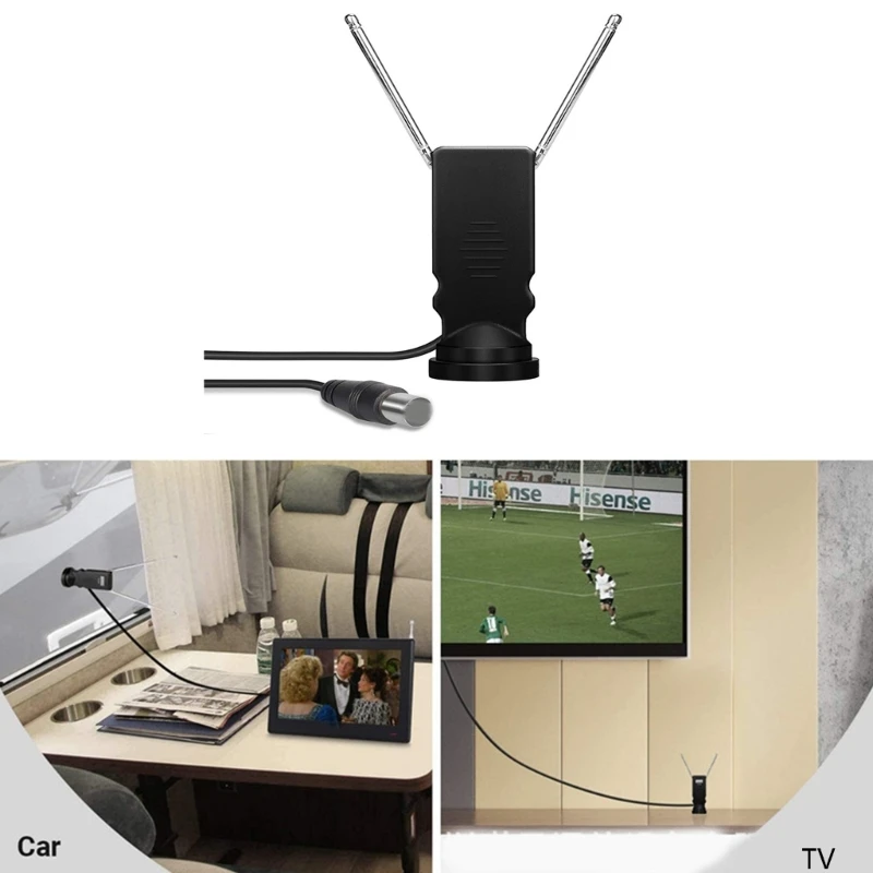 QX2B Powerful Indoor Antenna Signal Amplifier Boosts Signal Ranges for Television