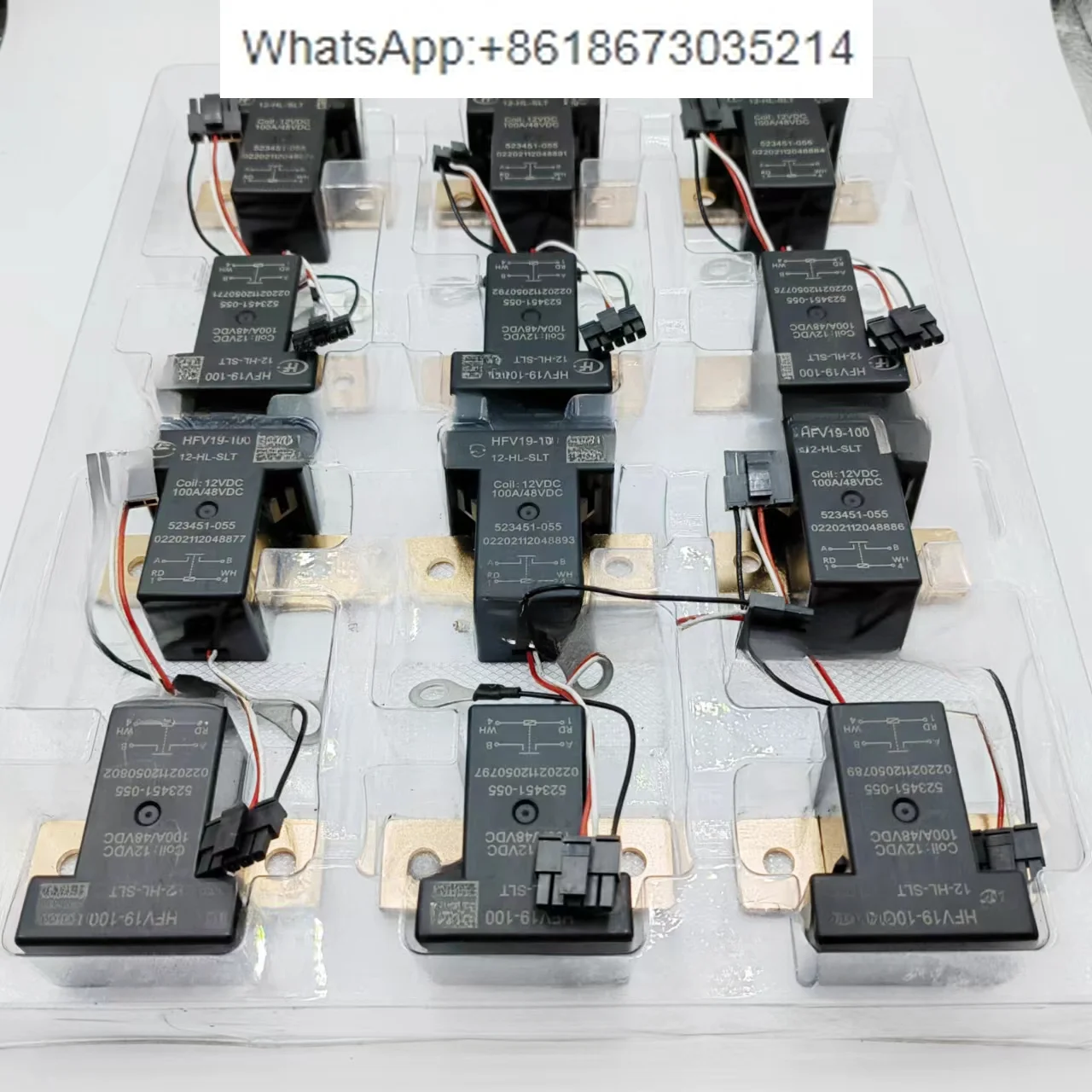 Relay HFV19-100 12-HL-SLT Coil: 12VDC 100A/48VDC