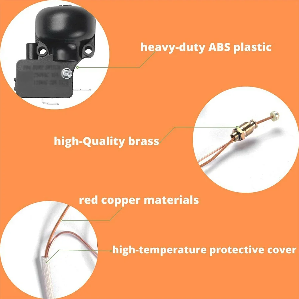 

Propane Patio Heater Repair Parts Thermocouple and Tilt Switch Control Kit Compatible with Standing and Table Gas Heaters