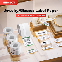Niimbot B1/B31/B3S Self-adhesive Jewelry Labels Sickers Waterproof Anti-Oil Tear-Resistant Can Used For Price Tags In Stores