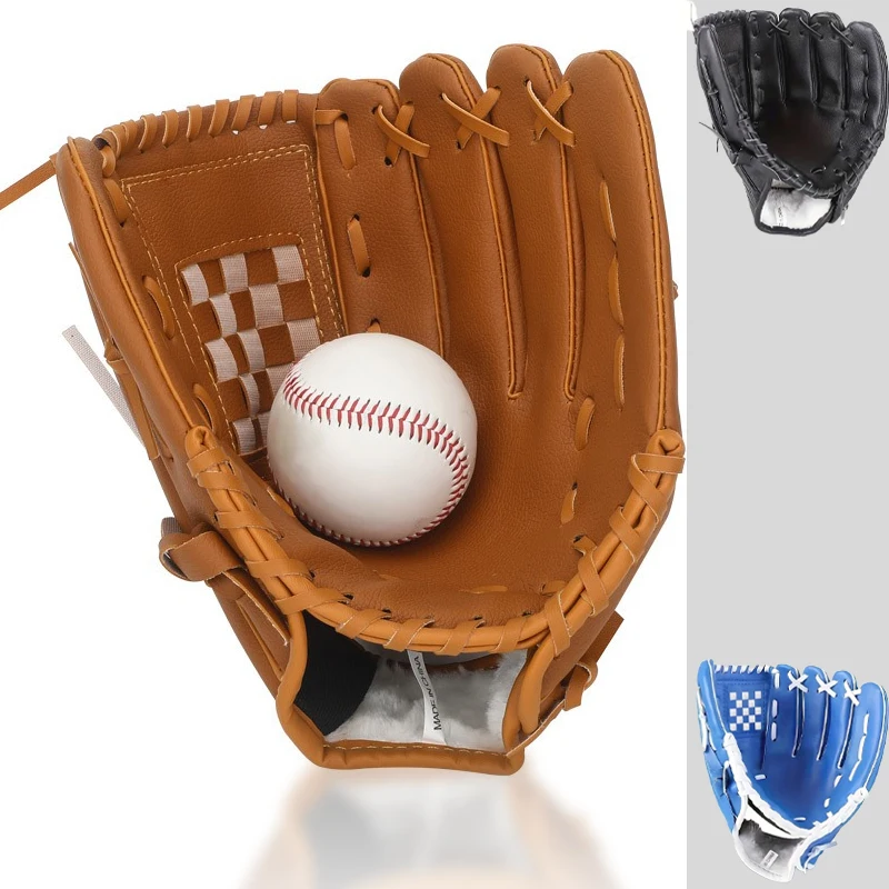 

Children Baseball Glove 10.5/11.5/12.5in PU Batting Gloves Kids Softball Practice Equipment Baseball Training Competition glove