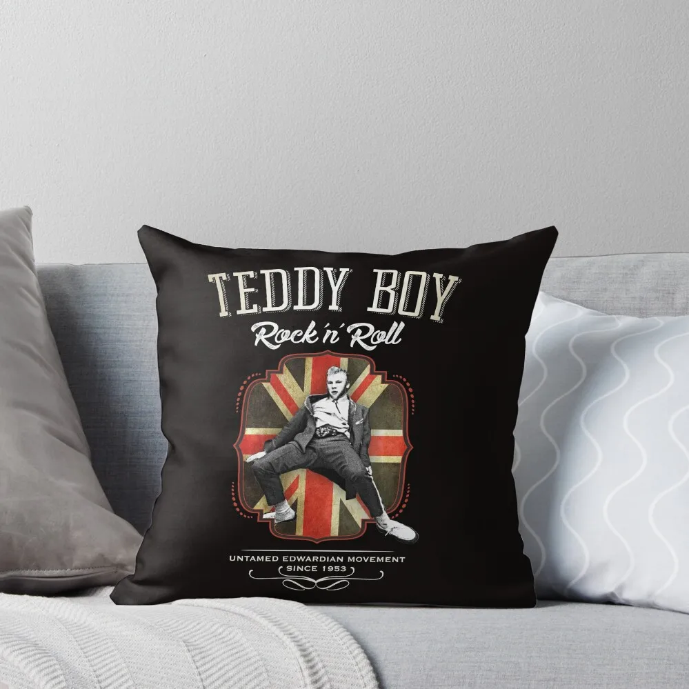 

TEDDY BOY ROCK'N'ROLL Throw Pillow Couch Pillows Decorative Cushion Cover Room decorating items Bed pillowcases