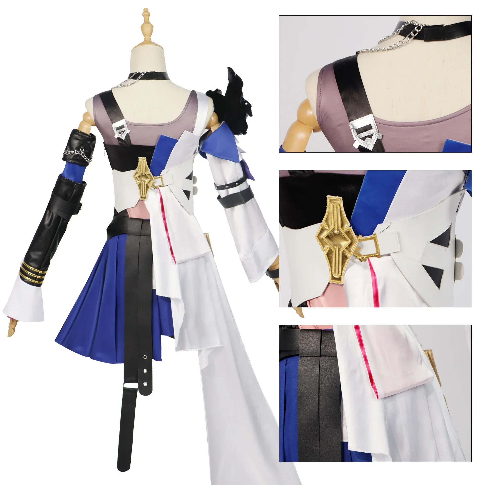 Costume de Cosplay du Jeu Honkai Star Rail Serval, Vêtements d'Halloween pour Femme