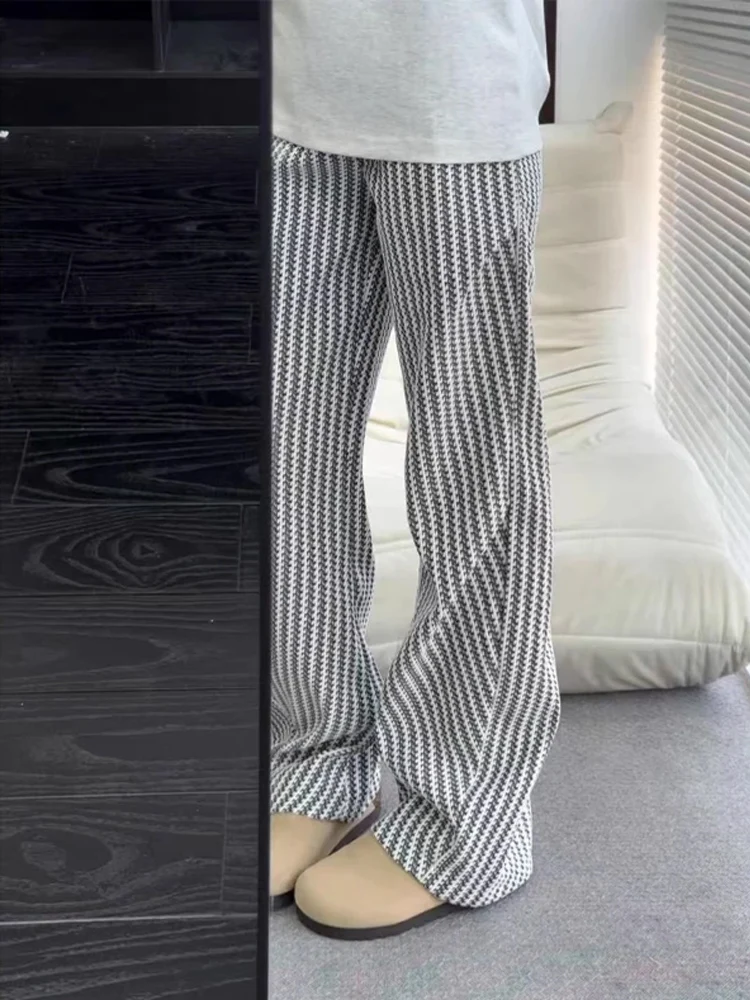 

Осенние широкие брюки с рисунком волокна, мужские и женские повседневные прямые спортивные штаны Dra Cleanfit, молодежная повседневная одежда