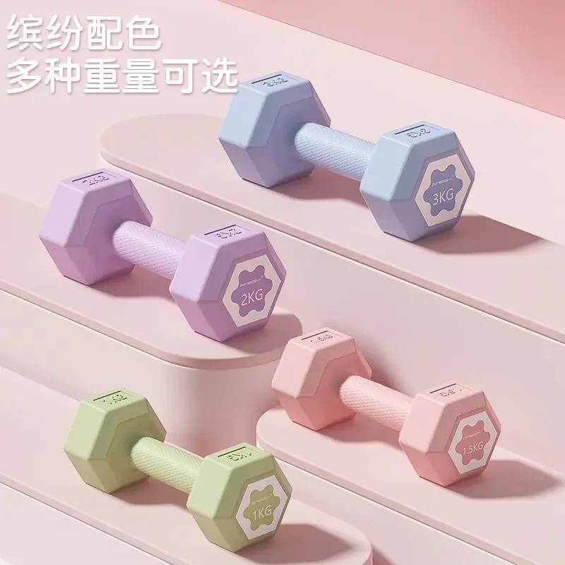 Girls' Home Dumbbell Slimming Arm Fitness Equipment Dormitory Suitable for Lightweight Small Dumbbell Training