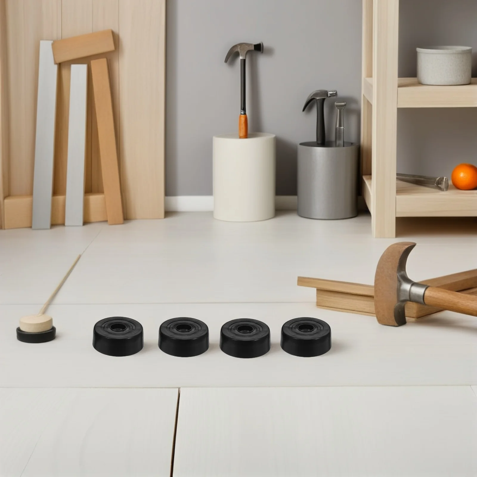 

24pcs Sofa Leg Foot Pads Furniture Risers For Hardwood Floors Scratch-Free Floor Protectors Anti-Skid Couch Lifters -