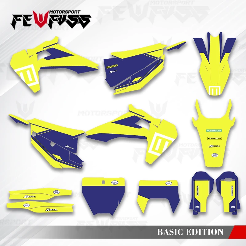 

Fewfuss Graphics Decals Stickers Motorcycle Background Custom For Husqvarna 2019 2020-21 TC FC TX FX FS 2020 2021-22 TE FE 003