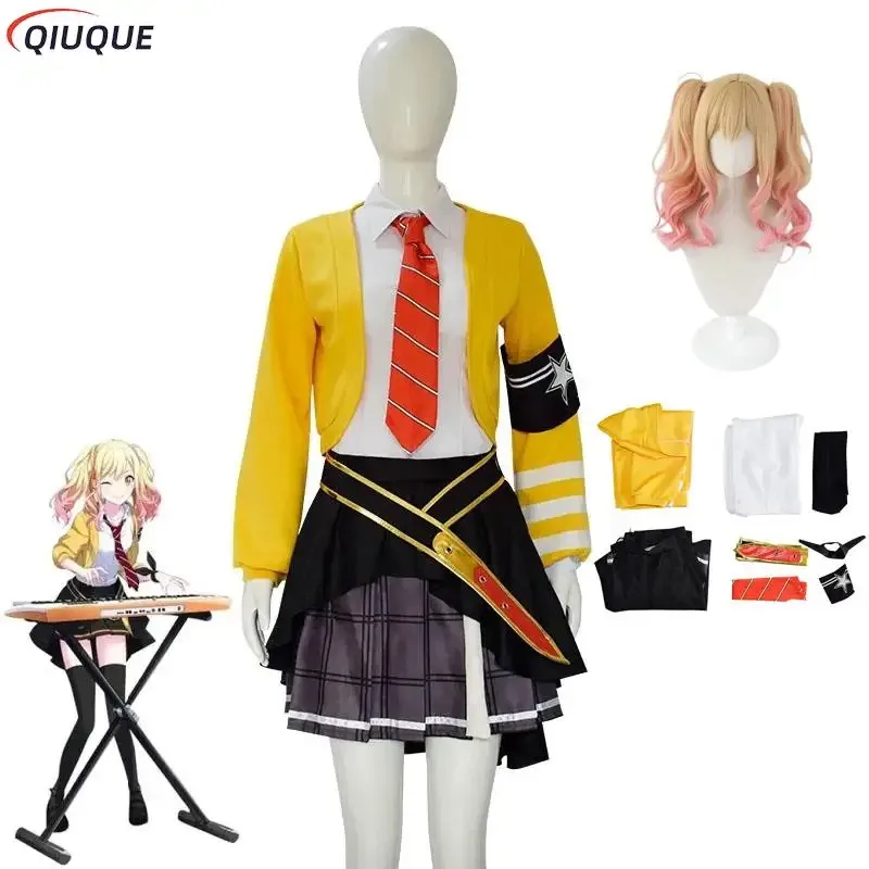 

XT8Tenma Saki PJSK Project Sekai Colorful Stage Cosplay Costume Wig Women Halloween Carnival Role Playing Suit OutfXT6@!