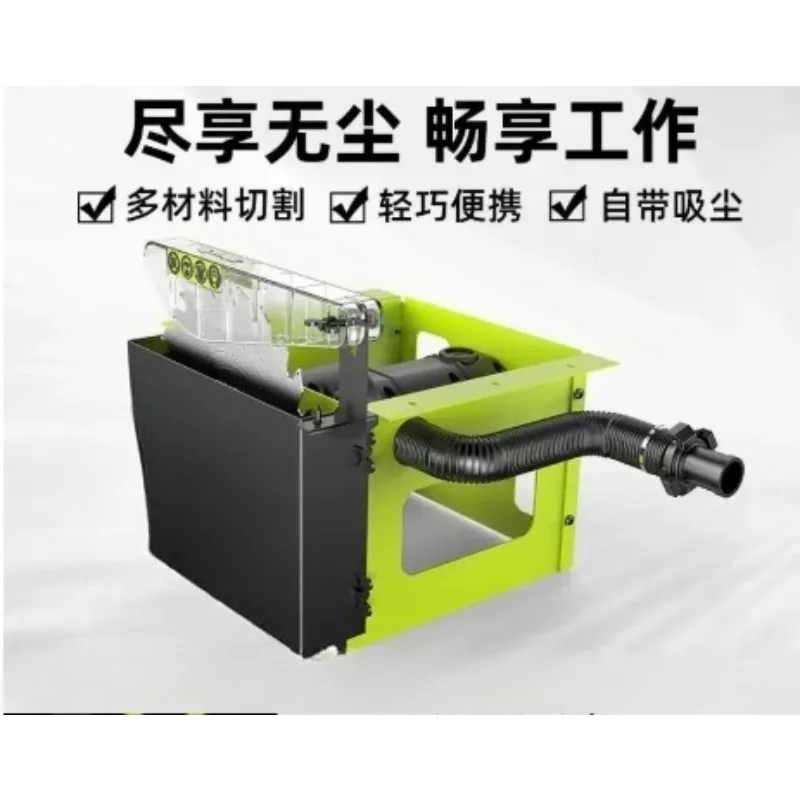 3500W Dustless Table Saw, Wood Cutting Machine Tool, Benchtop Woodworking Saw with Dust Reduction