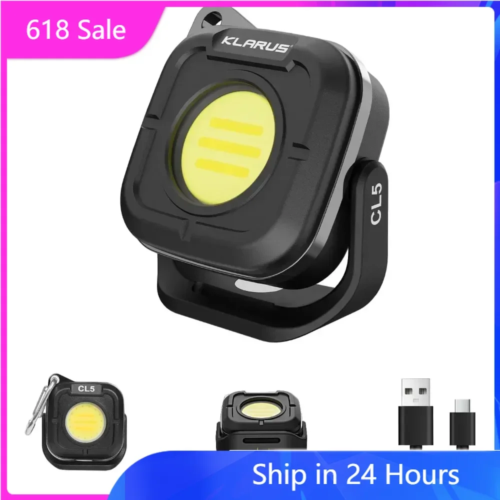 

Рабочий свет Klarus имеет 7 режимов, подходящий для обслуживания автомобиля, высокопроизводительный микропрожектор CL5, компактный размер, мощное освещение.