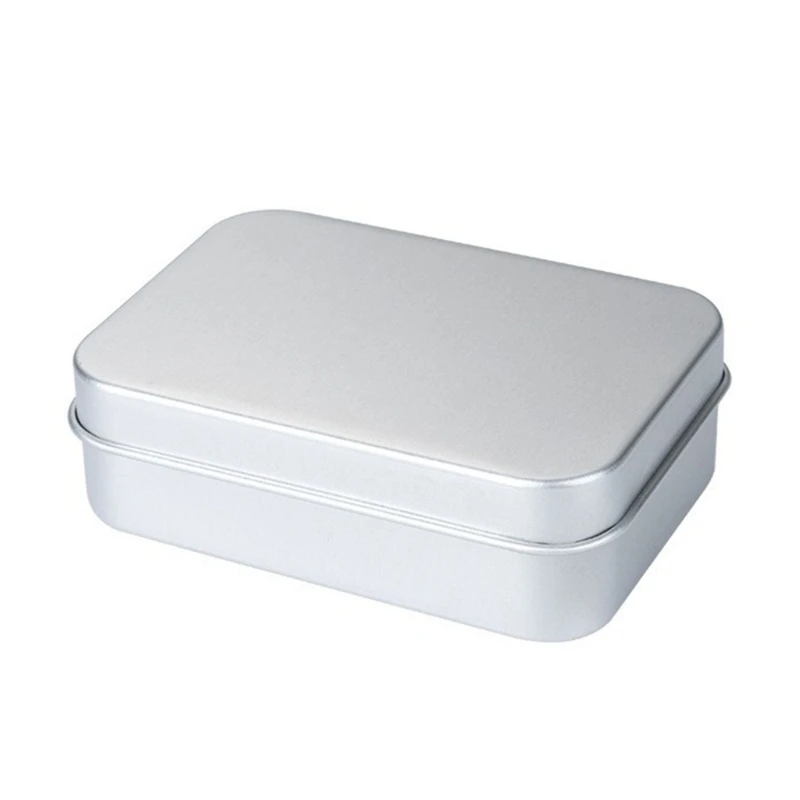 Lightweight and Durable Aluminum Soap Holder with Lid Aluminum Soap Box with Removable Draining Layer Moisture Resistant