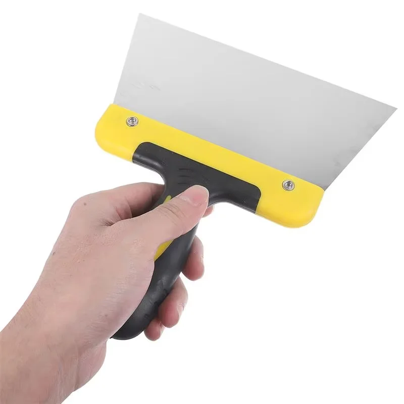 

Stainless Steel Dough Scraper Pizza knife cake scraper confectionery kitchen baking accessories Coating Spatula for Chocolate