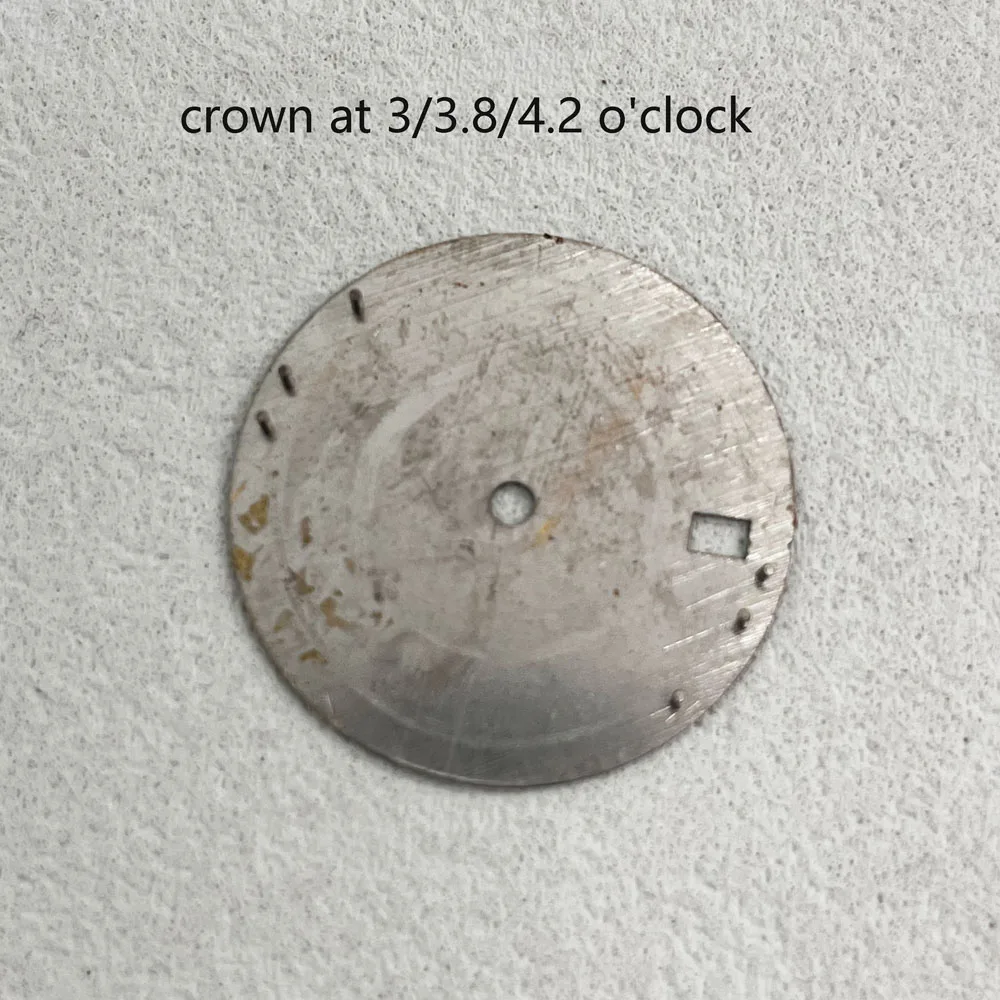 Quadrante NH35 28,5 mm quadrante arabo luminoso cassa dell'orologio NH35 39 mm adatto per movimento automatico NH35 M228206-0025 quadrante slog watchmods