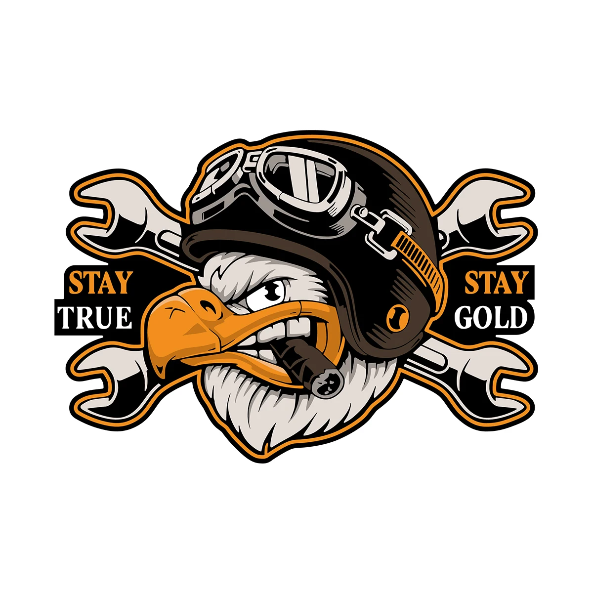 AliExpress NONE Retro Eagle Reflective Motorcycle Stickers Moto Motor Bike Scooter Body Fuel Tank Windshield Helmet Vinyl Decals Accessories