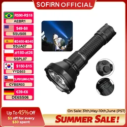 Sofirn SF26 21700 Tactical Flashlight 2000lm 964m Long-Range USB C Rechargeable Torch with Double Tail Switch IPX-8