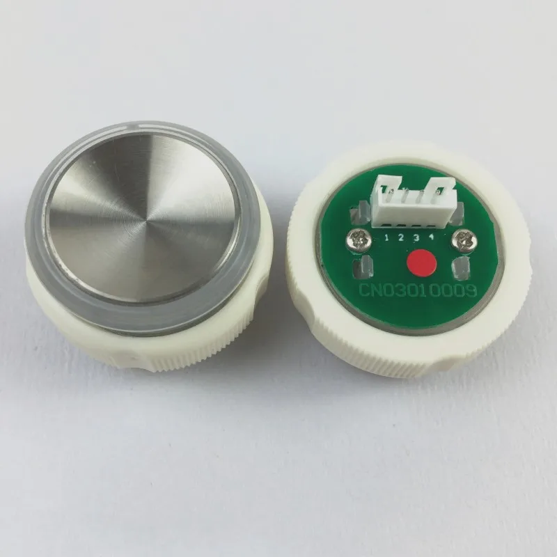 5PCS Elevator Push Button CN03010009 A3 A4J16354 FAA25090A7 Elevator Parts Round Concave Open Hole 27MM Voltage DC24V