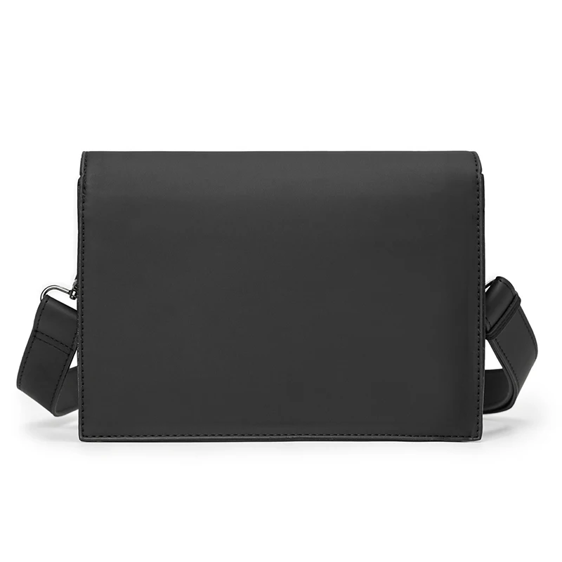 Imagem -03 - Bolsas Crossbody de Couro pu para Homens Cor Sólida Bolsa de Ombro Casual Masculino para Armazenamento de Viagem Bolsa Mensageiro Moda Alta Qualidade