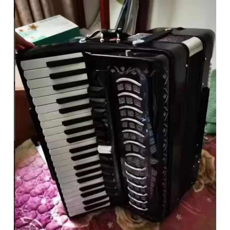 Professional Diatonic 34 Keys 60 Bass Accordion Wood Adults Graded Performance Beginner Keyboard Instrument Model ST2011