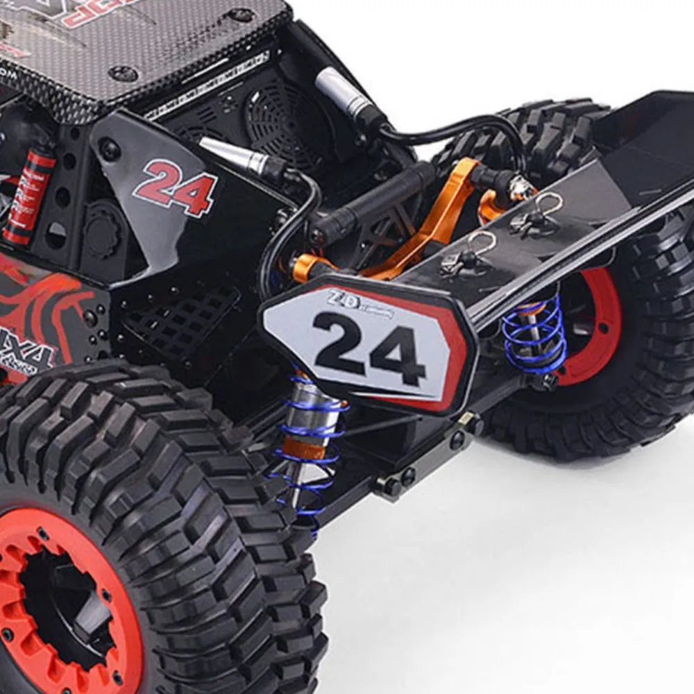 

1/10 11,4 дюйма Wheelbase ZD Racing Car DBX 10, управляемый внедорожный автомобиль, версия хвостового крыла, корпус из ПВХ, радиоуправляемый пустынный багги, светодиодный светильник