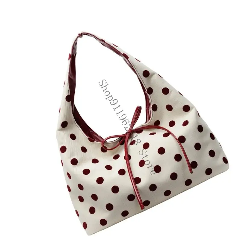 

Shoulder Bag Women,Sweet Polkas Dot Hobos Toted Handbags Spacious Clutches Purse 066F