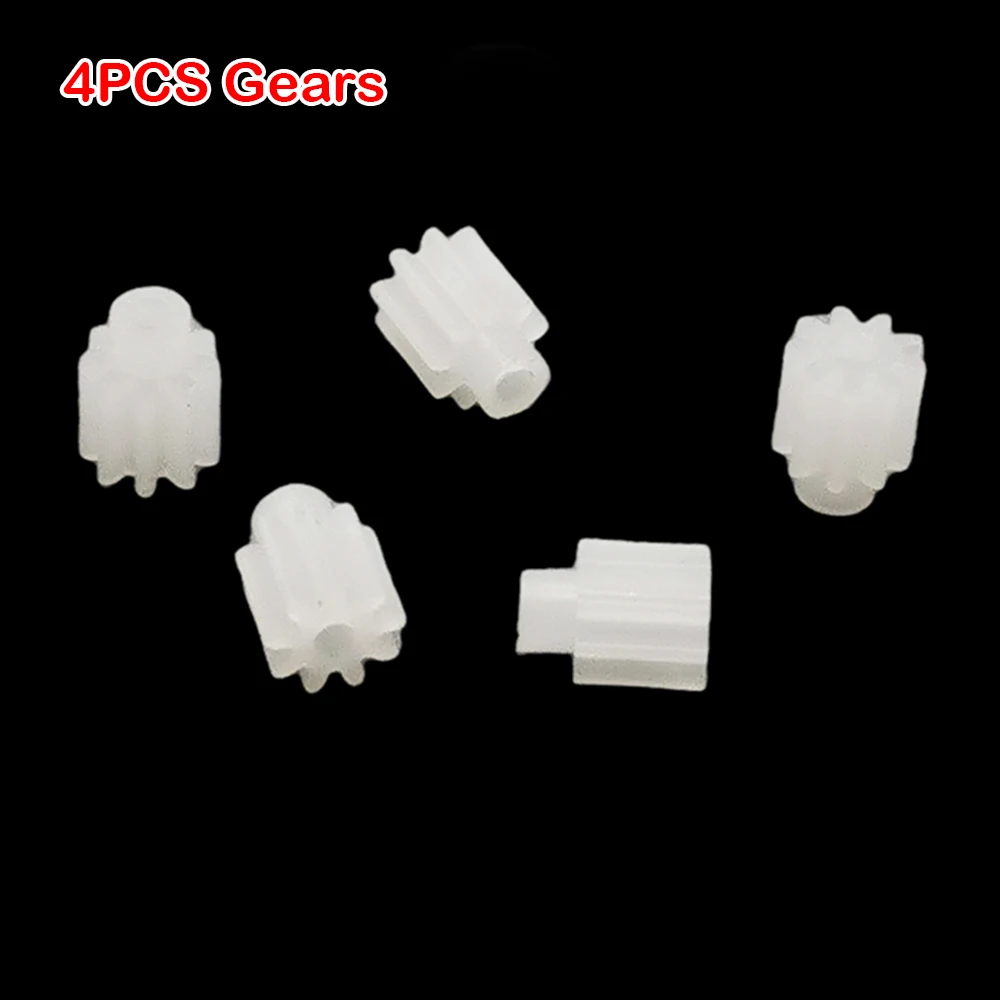 4PC Pinion 0.3M 9 Teeth 1mm Outer Diameter 3mm X5C/X5A/X5 720 Coreless Motor Aircraft Accessories Small RC Quadcopter Rotor Gear