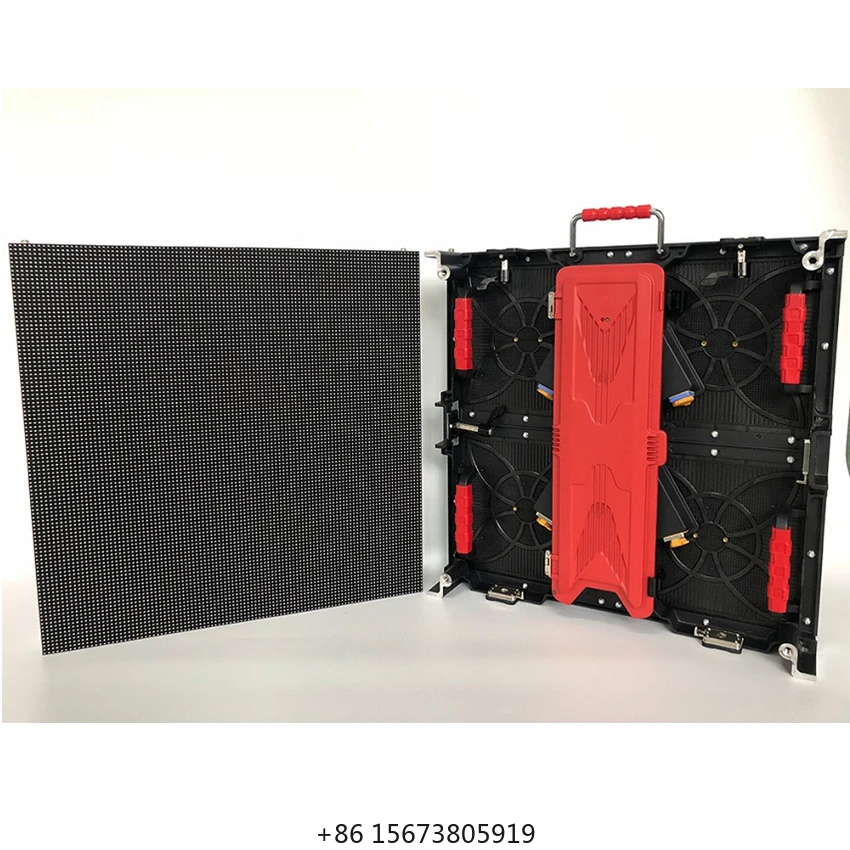 

LED Display Indoor P3.9 Full Color SMD2121 500*500mm 128x128 Pixel Die Casting Aluminum Cabinet Panel Rental