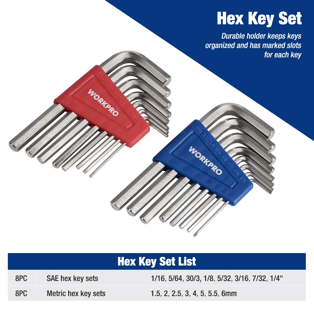 WORKPRO 101 Máy Tính Cơ Khí Dụng Cụ Gia Dụng Cụ Dụng Cụ Sửa Xe Ổ Cắm Bộ Bánh Răng Cờ Lê Cờ Lê